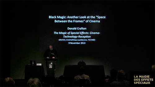 Donald Crafton (University of Notre Dame) – Black Magic: Another Look at the “Space Between the Frames” of Cinema